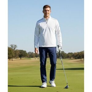 Callaway Weather Series Mens Large 1/4 Zip Pullover Performance Golf Jacket